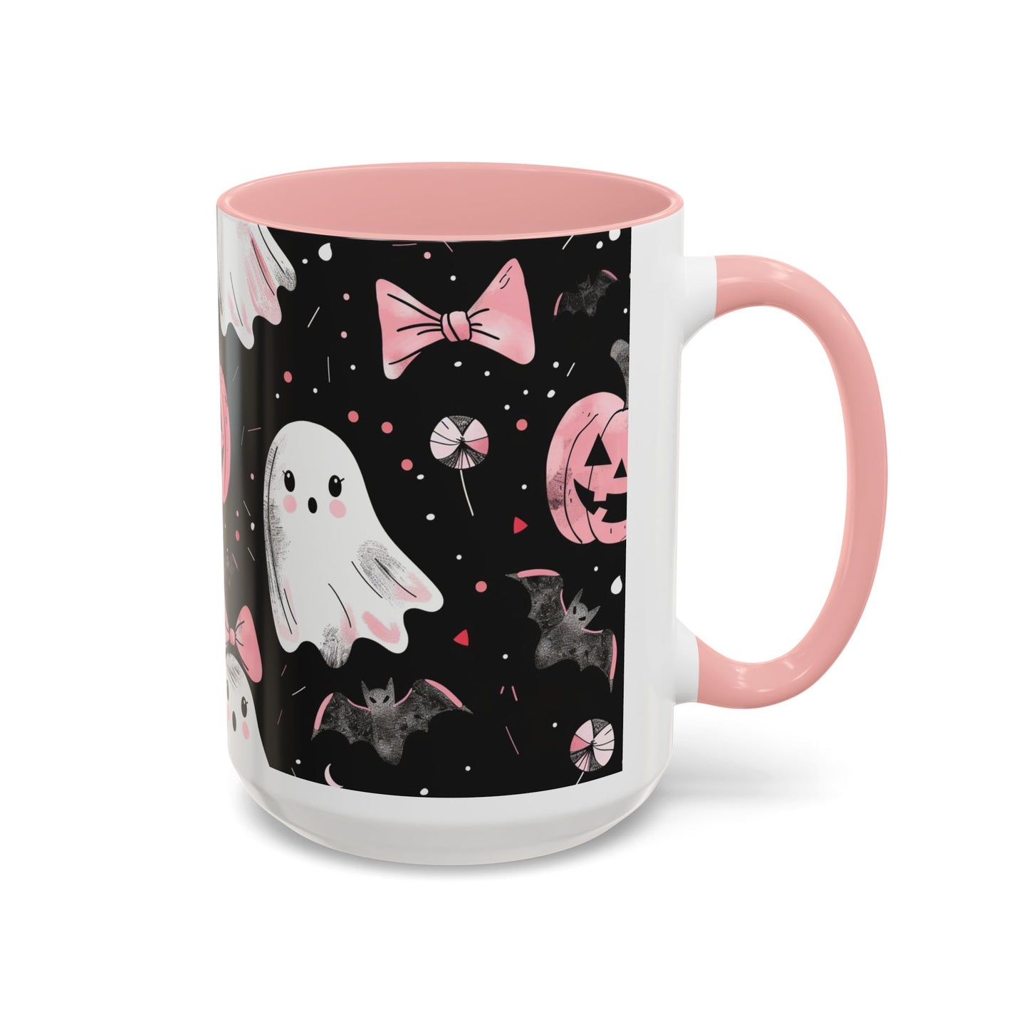 Halloween Ghosts Coffee Mug - Spooky Drinkware, Pumpkin Design, Fall Decor, Haunted House Gifts, Halloween Party Essentials