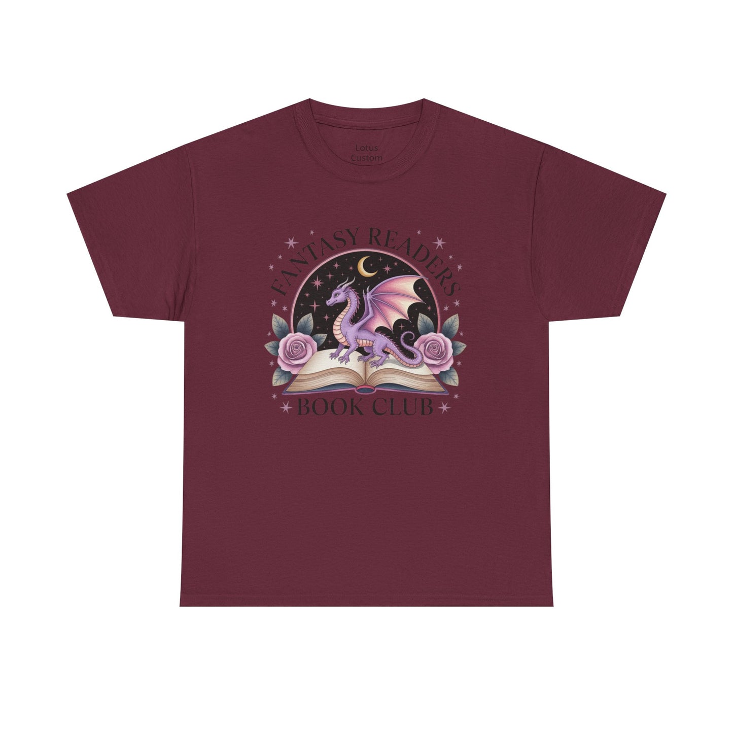 Fantasy Reader's Book Club T-Shirt, Cozy Reader Apparel, Gift for Book Lovers, Dragon Graphic Tee, Unisex Fan Shirt, Ideal for Reading Events