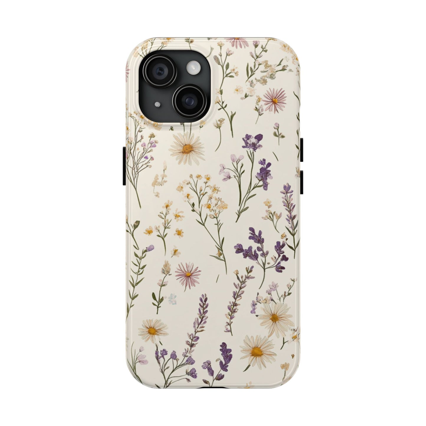 Wildflower Tough Phone Cases | Floral Design | Durable iPhone Cover, Gift for Her, Spring Accessories, Nature-Inspired