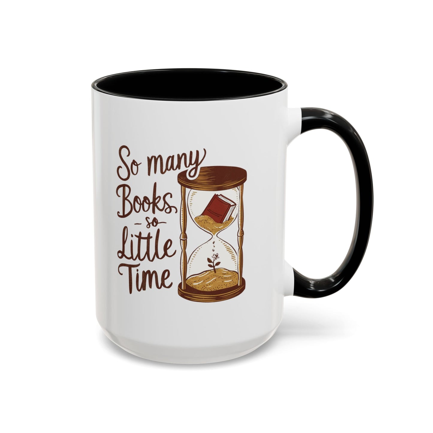 Books Lovers Accent Coffee Mug | Reading Gift, Bookworm Mug, Literary Decor, Coffee Lover's Gift, Funny Quote Mug