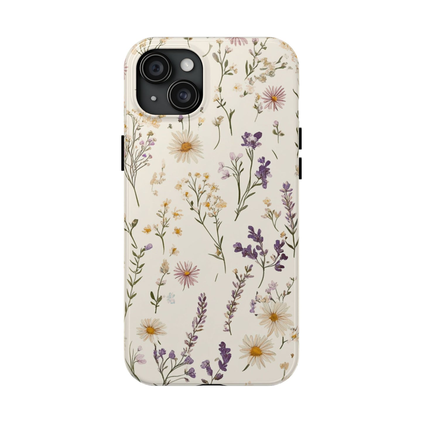 Wildflower Tough Phone Cases | Floral Design | Durable iPhone Cover, Gift for Her, Spring Accessories, Nature-Inspired