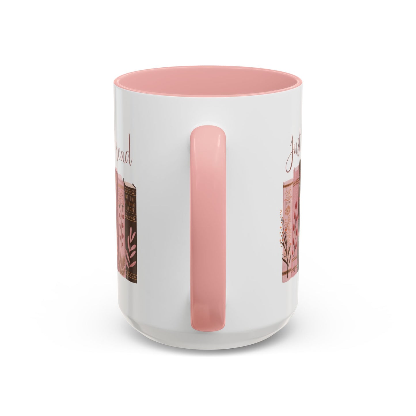 Book Lover's Accent Mug, Just Let Me Read Coffee Cup, Reading Gift, Literary Lover Mug, Cozy Reading Vibes, Ideal for Bookworms