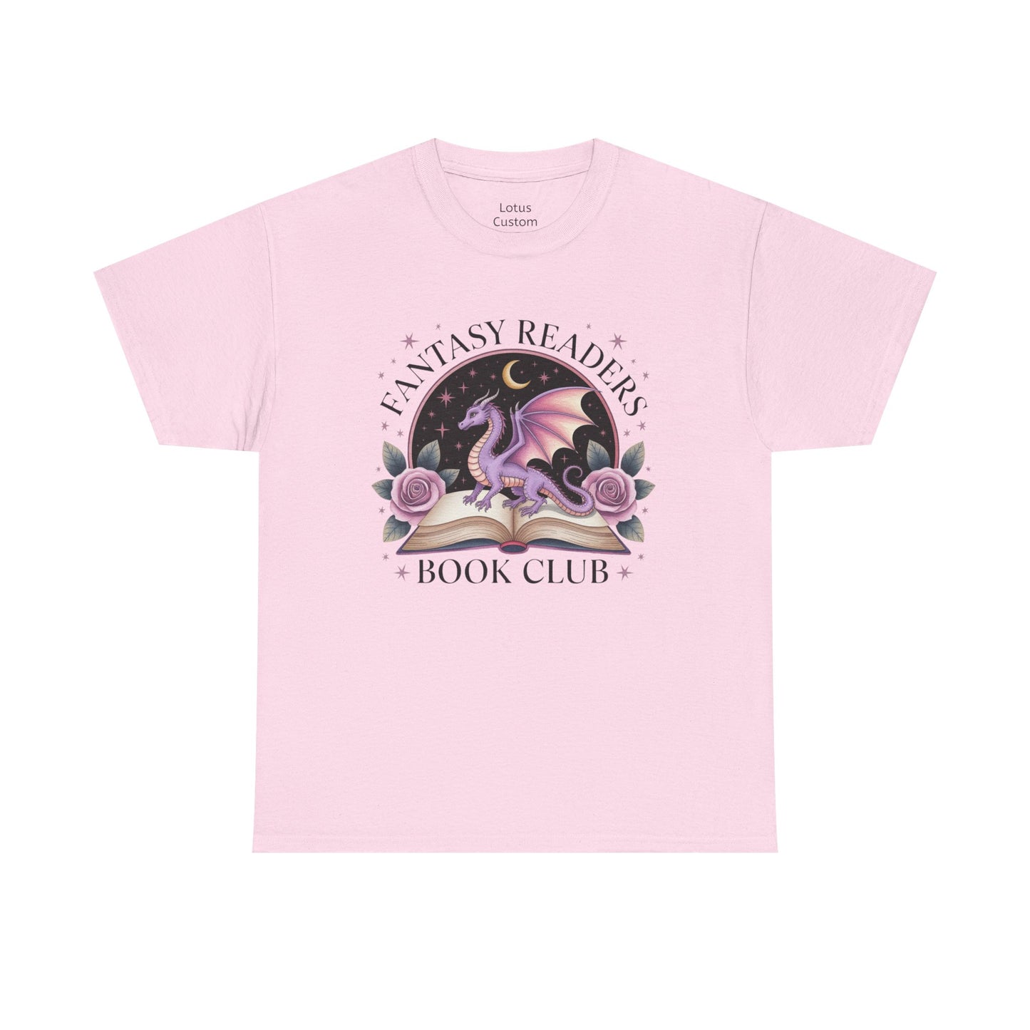 Fantasy Reader's Book Club T-Shirt, Cozy Reader Apparel, Gift for Book Lovers, Dragon Graphic Tee, Unisex Fan Shirt, Ideal for Reading Events