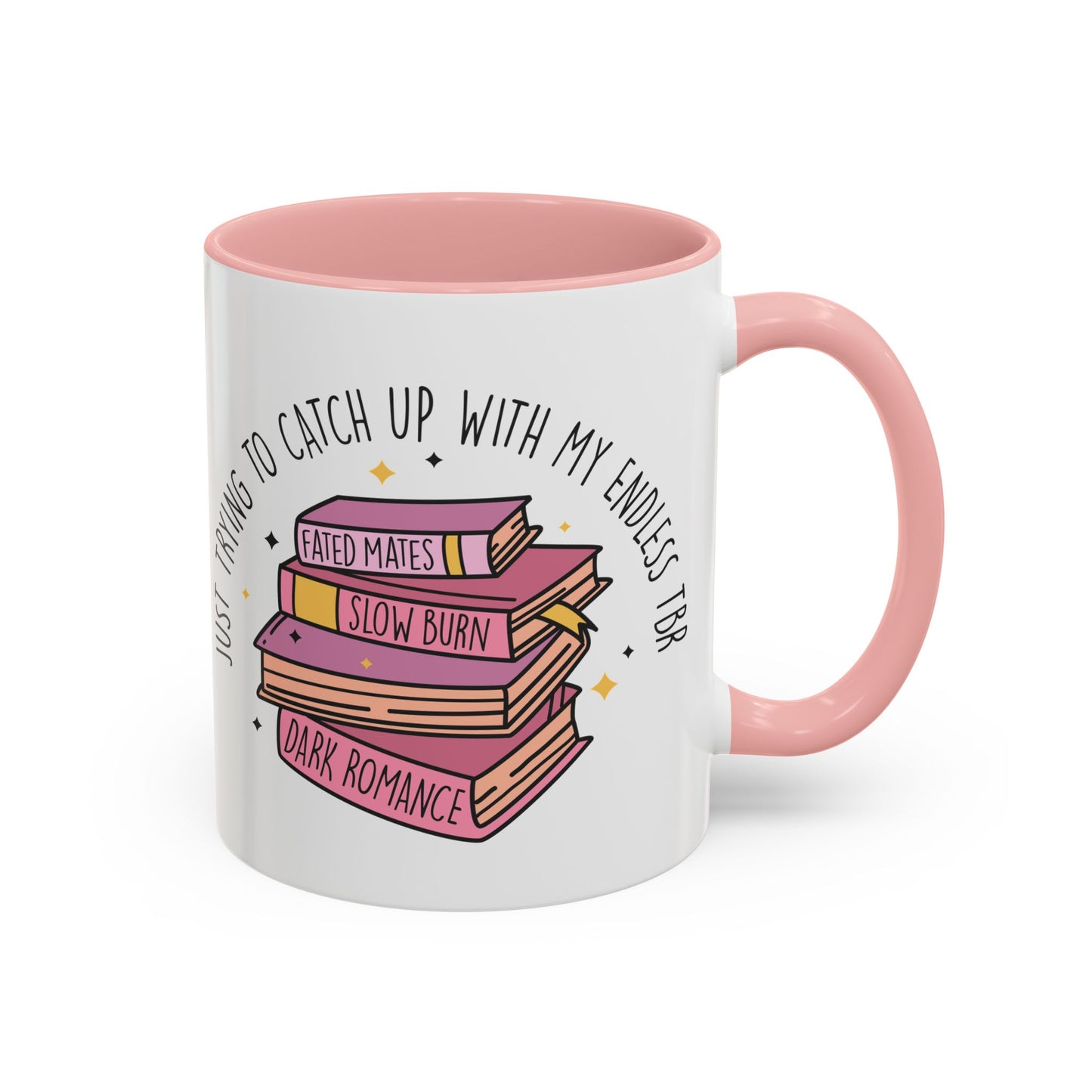 Book Lover's Accent Coffee Mug, Perfect Gift for Readers, Literary Enthusiast's Mug, Ideal for Book Clubs, Reading Nook Decor