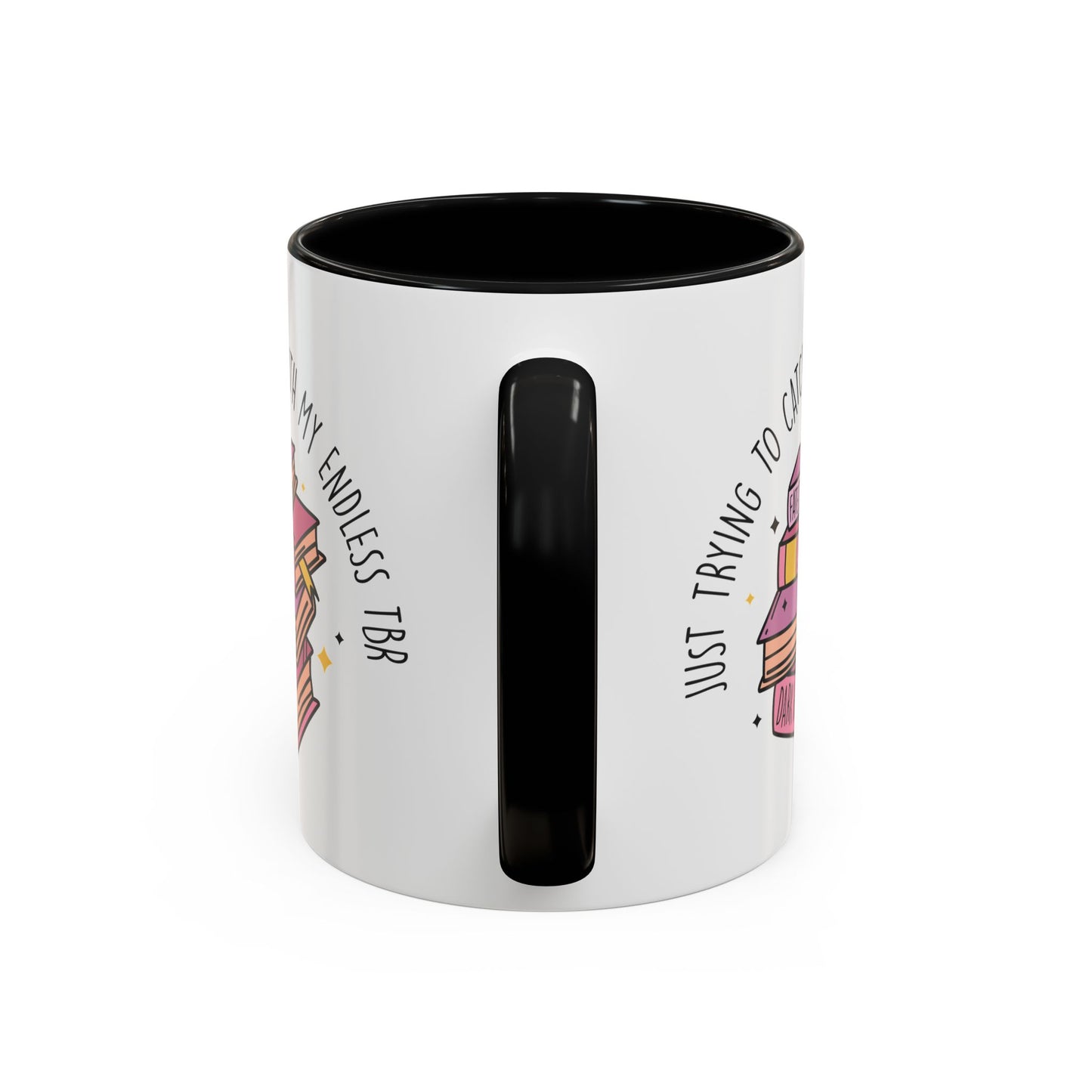 Book Lover's Accent Coffee Mug, Perfect Gift for Readers, Literary Enthusiast's Mug, Ideal for Book Clubs, Reading Nook Decor