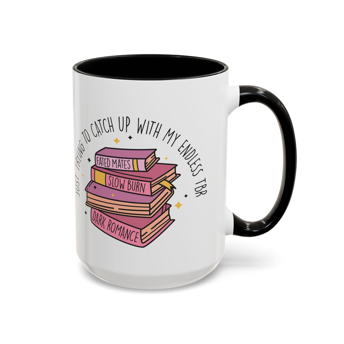 Book Lover's Accent Coffee Mug, Perfect Gift for Readers, Literary Enthusiast's Mug, Ideal for Book Clubs, Reading Nook Decor