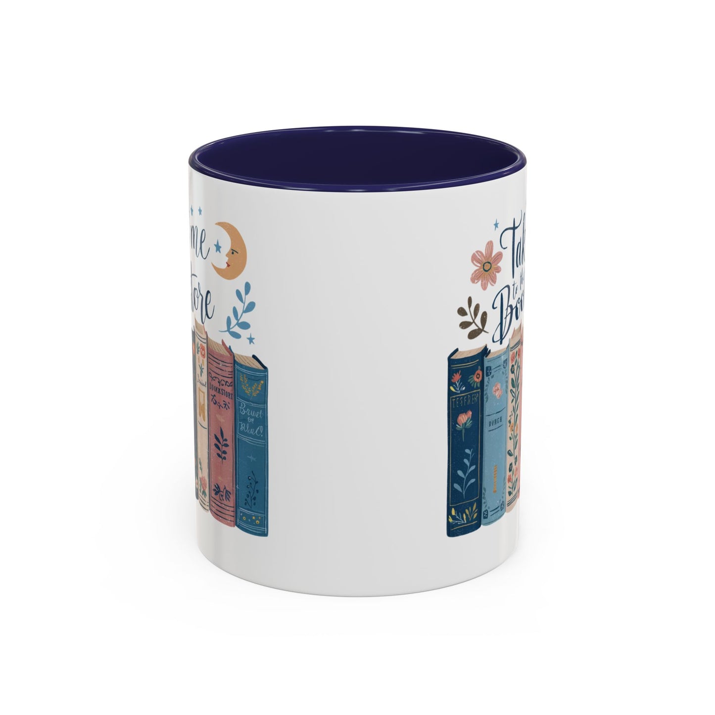 Bookstore Dream Accent Coffee Mug - Perfect for Book Lovers, Cozy Mornings, Reading Gifts, Literary Decor, Novelty Drinkware
