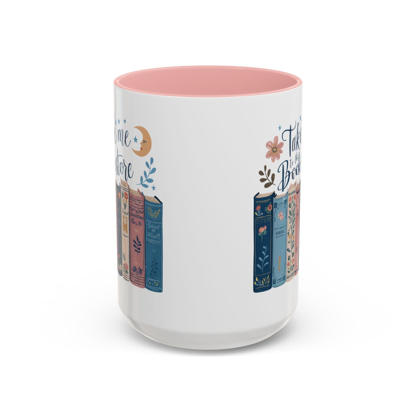 Bookstore Dream Accent Coffee Mug - Perfect for Book Lovers, Cozy Mornings, Reading Gifts, Literary Decor, Novelty Drinkware
