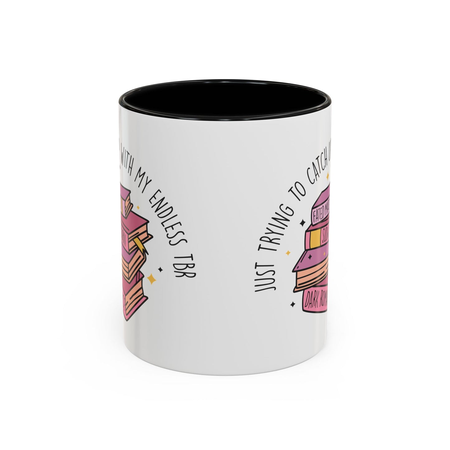 Book Lover's Accent Coffee Mug, Perfect Gift for Readers, Literary Enthusiast's Mug, Ideal for Book Clubs, Reading Nook Decor