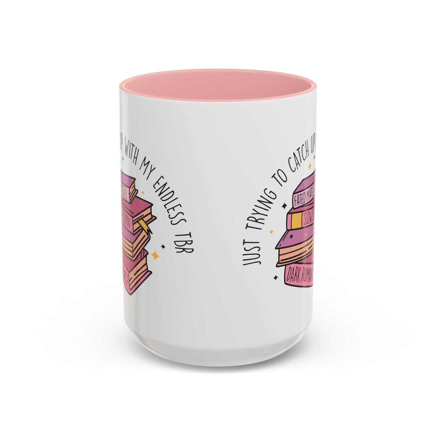 Book Lover's Accent Coffee Mug, Perfect Gift for Readers, Literary Enthusiast's Mug, Ideal for Book Clubs, Reading Nook Decor