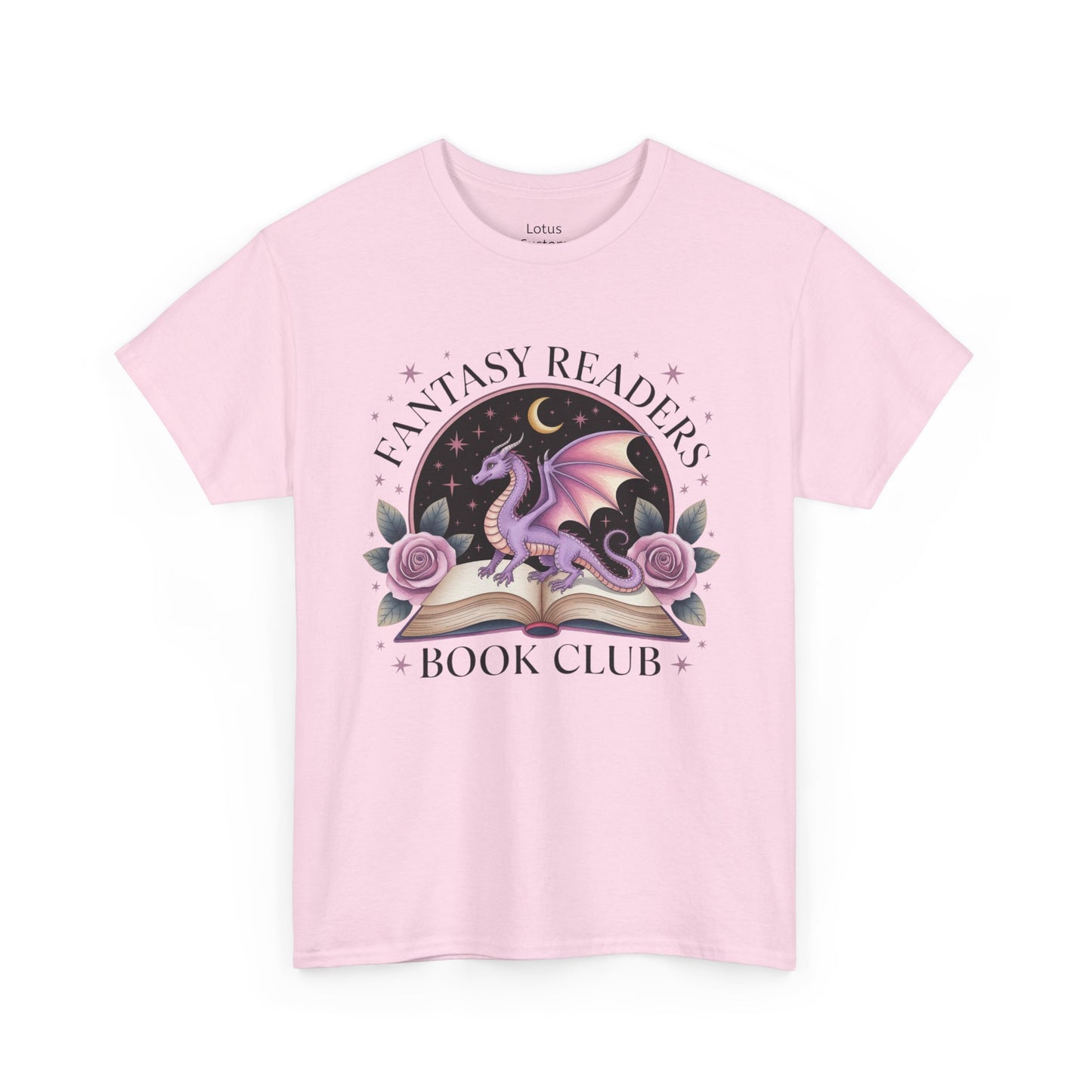 Fantasy Reader's Book Club T-Shirt, Cozy Reader Apparel, Gift for Book Lovers, Dragon Graphic Tee, Unisex Fan Shirt, Ideal for Reading Events