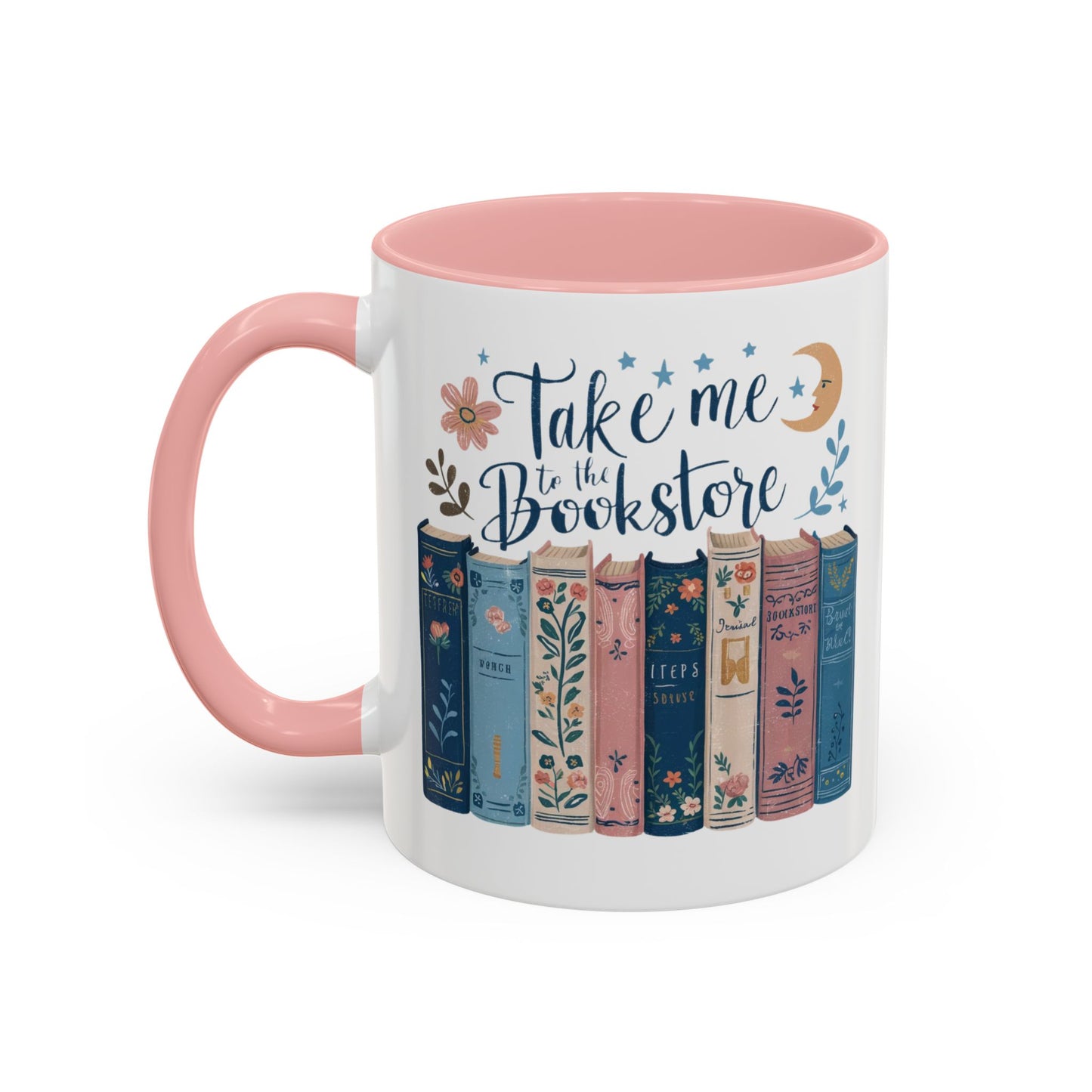 Bookstore Dream Accent Coffee Mug - Perfect for Book Lovers, Cozy Mornings, Reading Gifts, Literary Decor, Novelty Drinkware