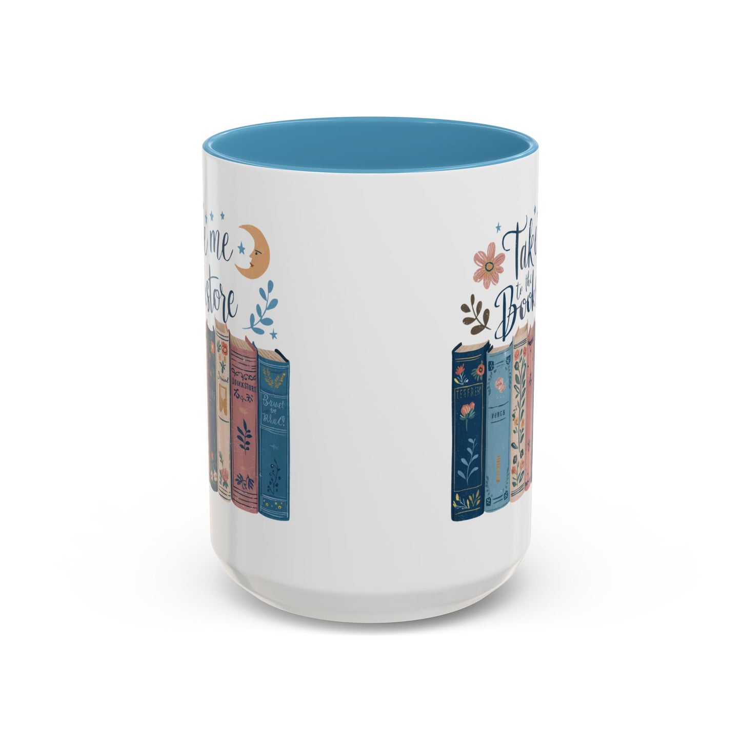 Bookstore Dream Accent Coffee Mug - Perfect for Book Lovers, Cozy Mornings, Reading Gifts, Literary Decor, Novelty Drinkware