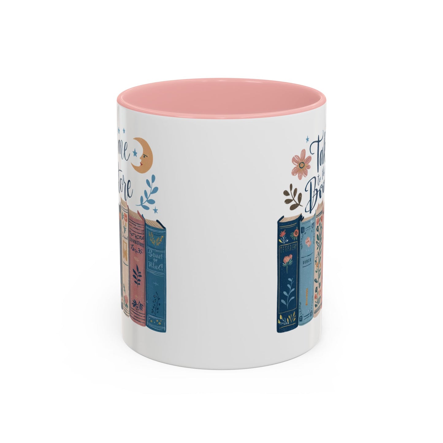 Bookstore Dream Accent Coffee Mug - Perfect for Book Lovers, Cozy Mornings, Reading Gifts, Literary Decor, Novelty Drinkware