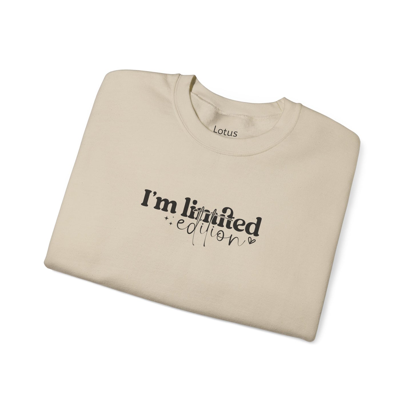 I'm Limited Edition Sweatshirt, Cozy Unisex Sweatshirt for Book Lovers, Literary Gift, Casual Layering, Comfortable Fashion