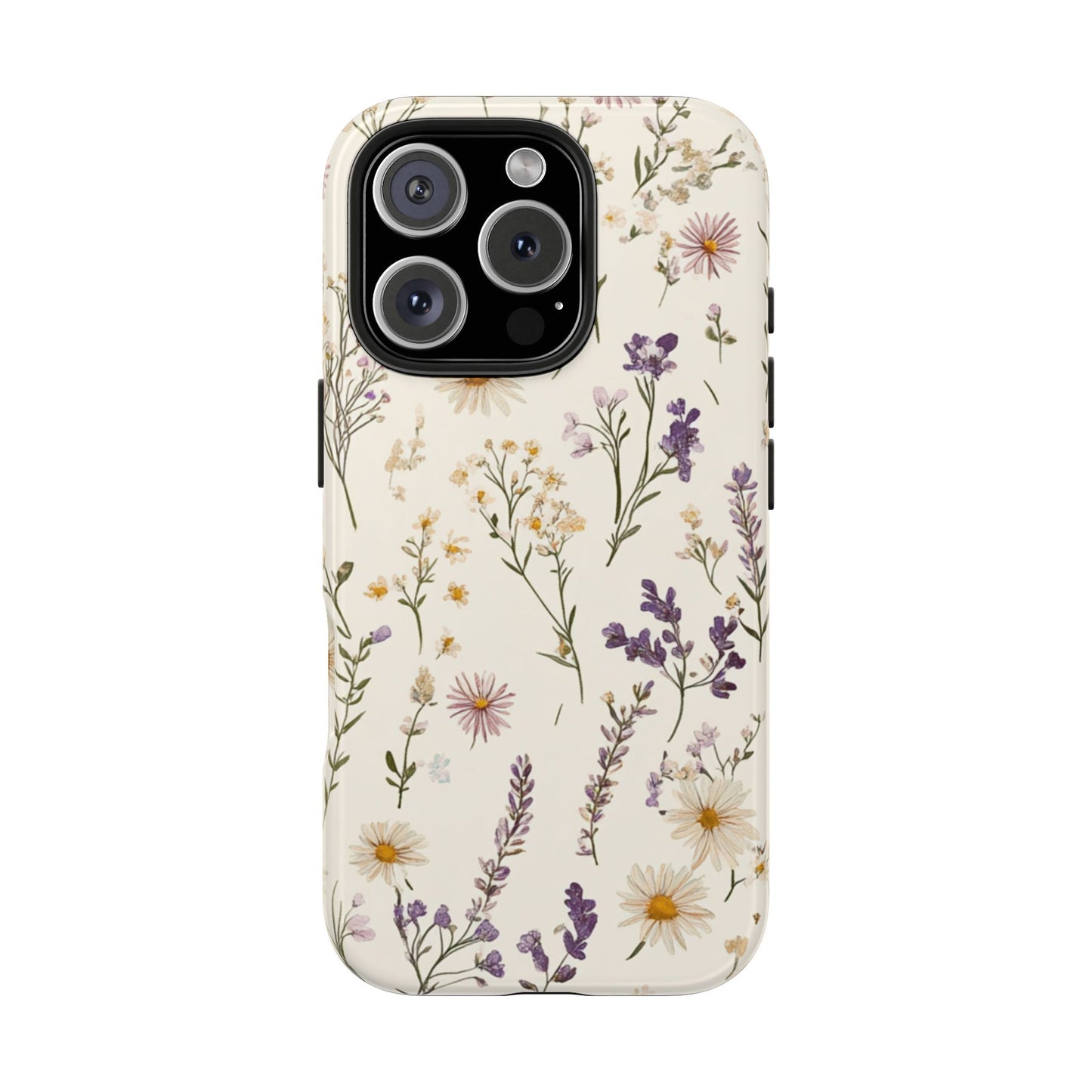 Wildflower Tough Phone Cases | Floral Design | Durable iPhone Cover, Gift for Her, Spring Accessories, Nature-Inspired