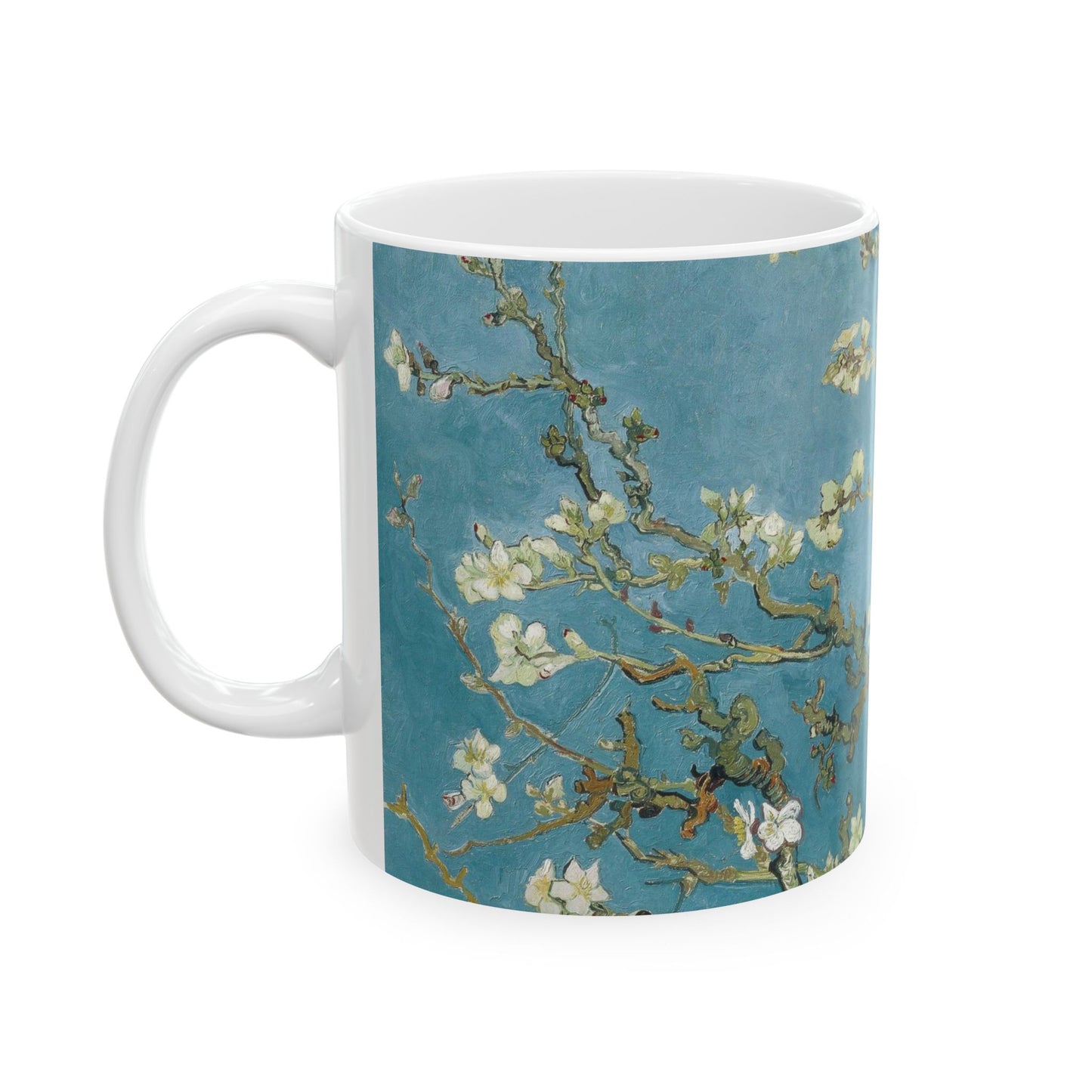 Vincent Van Gogh Almond Blossom Ceramic Mug, (11oz, 15oz)
