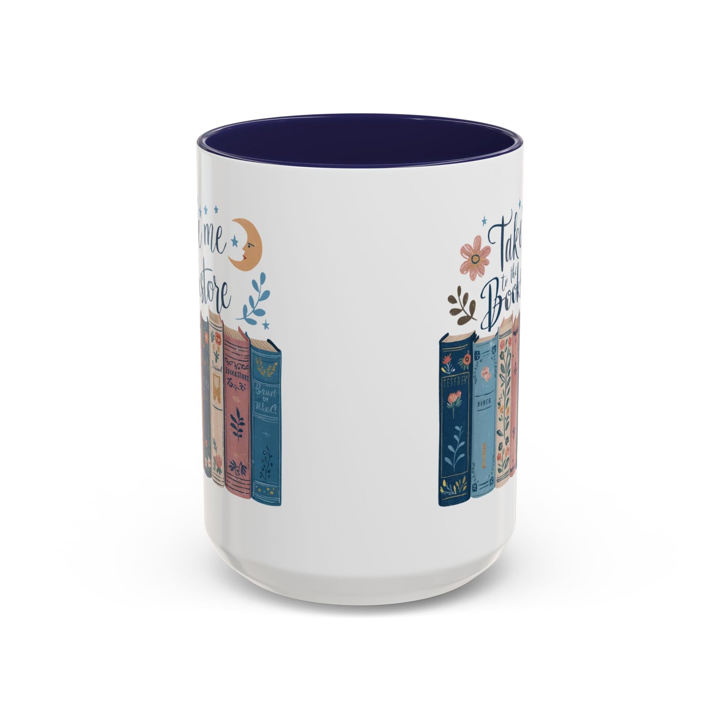 Bookstore Dream Accent Coffee Mug - Perfect for Book Lovers, Cozy Mornings, Reading Gifts, Literary Decor, Novelty Drinkware