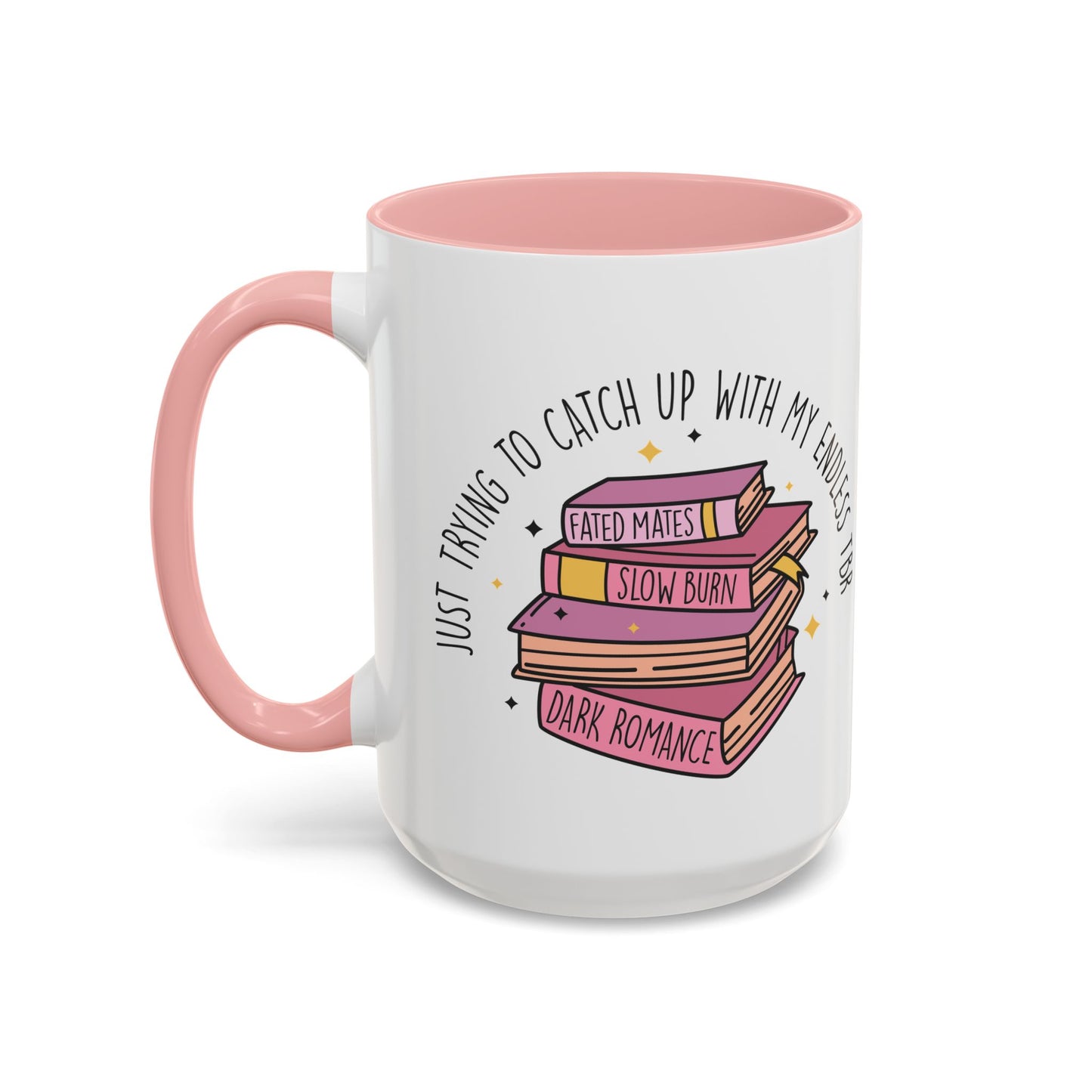 Book Lover's Accent Coffee Mug, Perfect Gift for Readers, Literary Enthusiast's Mug, Ideal for Book Clubs, Reading Nook Decor