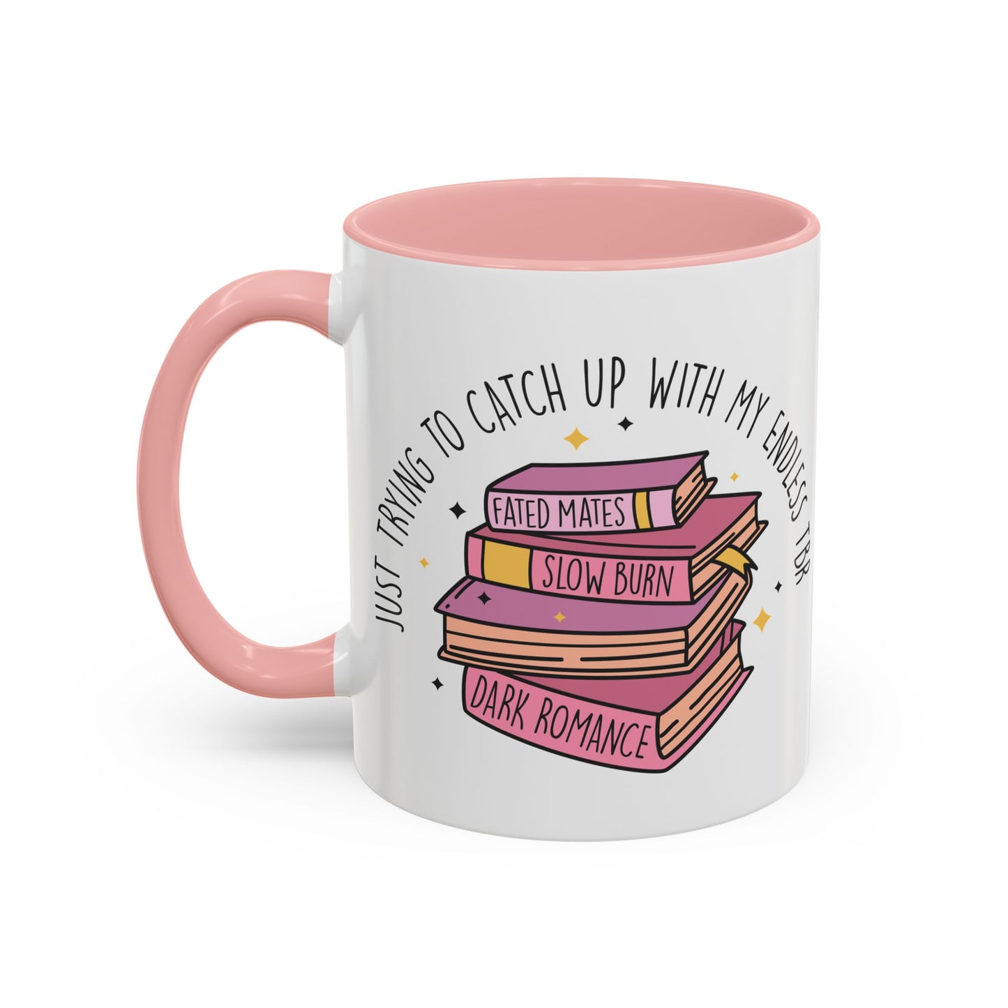 Book Lover's Accent Coffee Mug, Perfect Gift for Readers, Literary Enthusiast's Mug, Ideal for Book Clubs, Reading Nook Decor