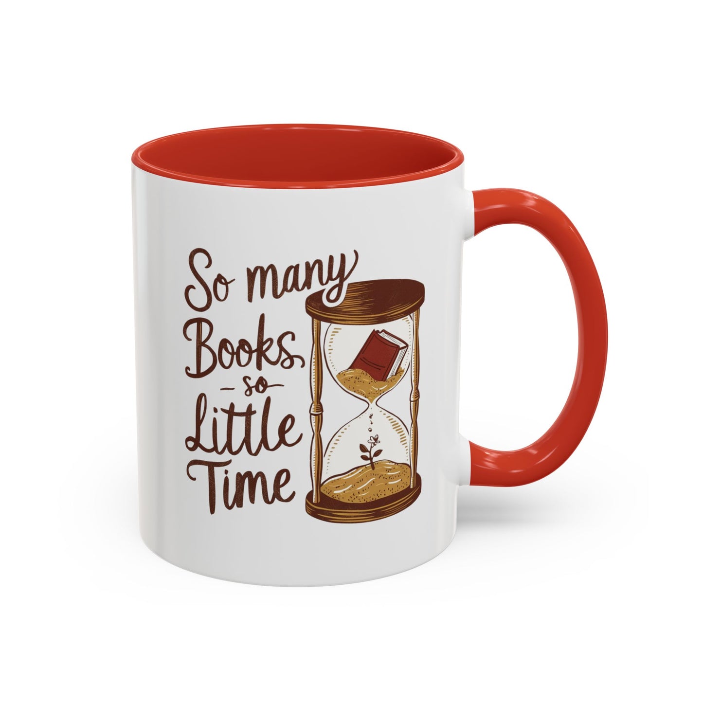 Books Lovers Accent Coffee Mug | Reading Gift, Bookworm Mug, Literary Decor, Coffee Lover's Gift, Funny Quote Mug
