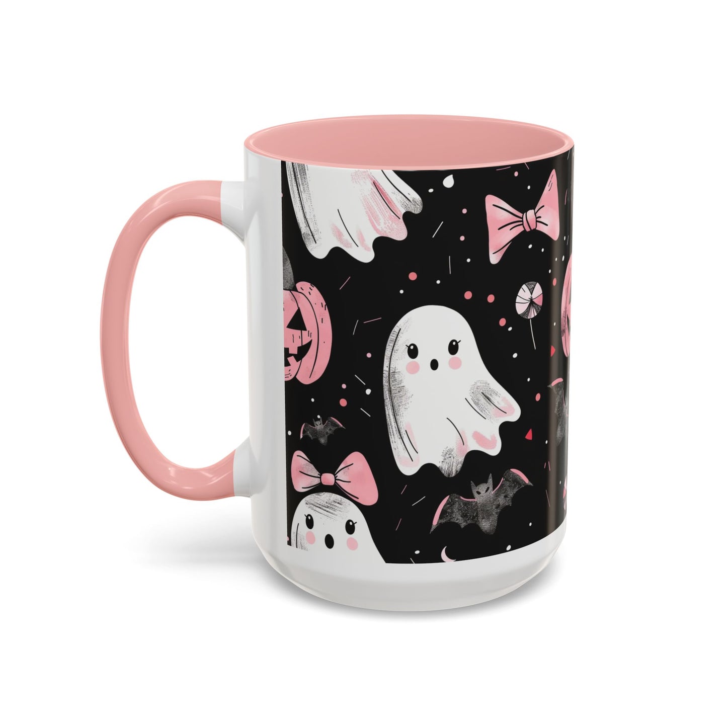 Halloween Ghosts Coffee Mug - Spooky Drinkware, Pumpkin Design, Fall Decor, Haunted House Gifts, Halloween Party Essentials