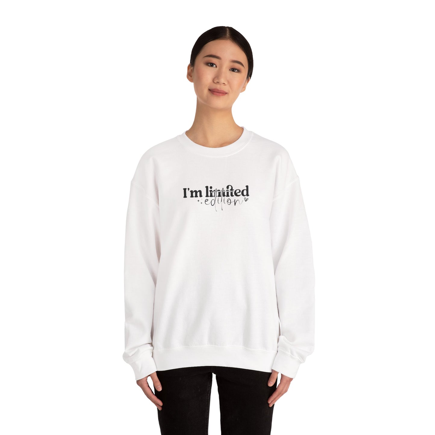 I'm Limited Edition Sweatshirt, Cozy Unisex Sweatshirt for Book Lovers, Literary Gift, Casual Layering, Comfortable Fashion
