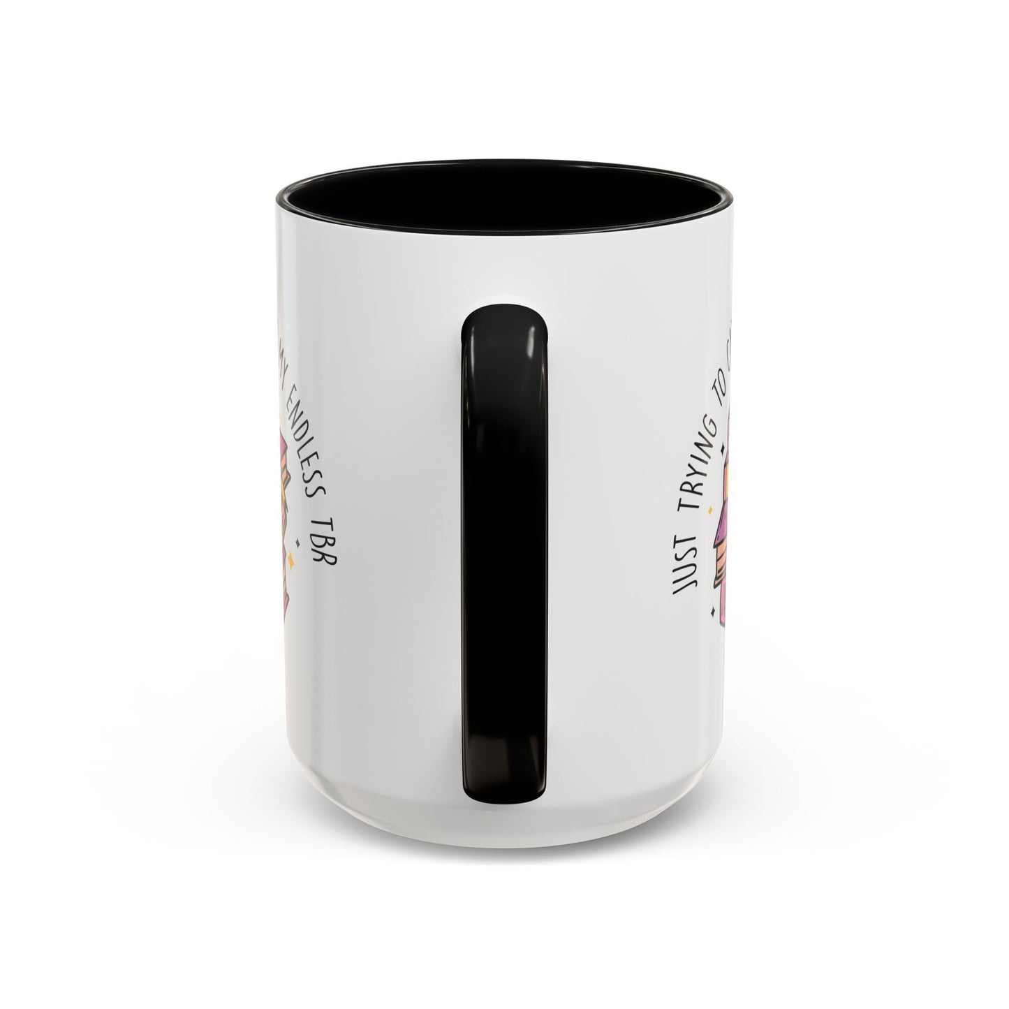 Book Lover's Accent Coffee Mug, Perfect Gift for Readers, Literary Enthusiast's Mug, Ideal for Book Clubs, Reading Nook Decor