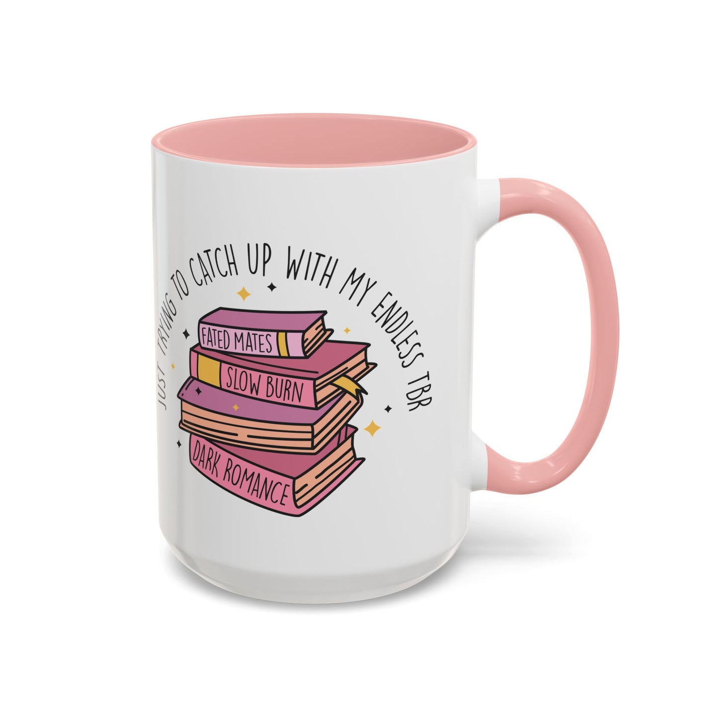 Book Lover's Accent Coffee Mug, Perfect Gift for Readers, Literary Enthusiast's Mug, Ideal for Book Clubs, Reading Nook Decor