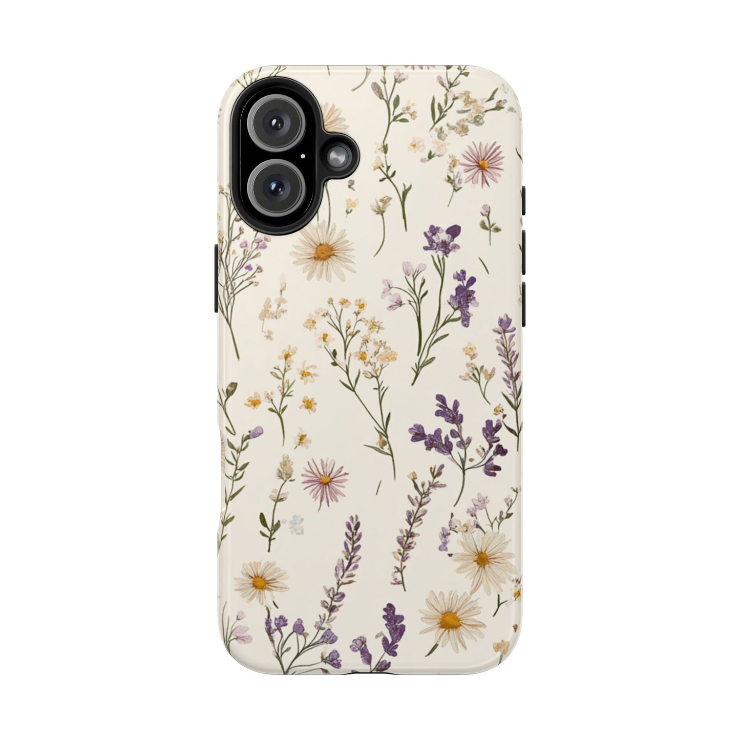 Wildflower Tough Phone Cases | Floral Design | Durable iPhone Cover, Gift for Her, Spring Accessories, Nature-Inspired