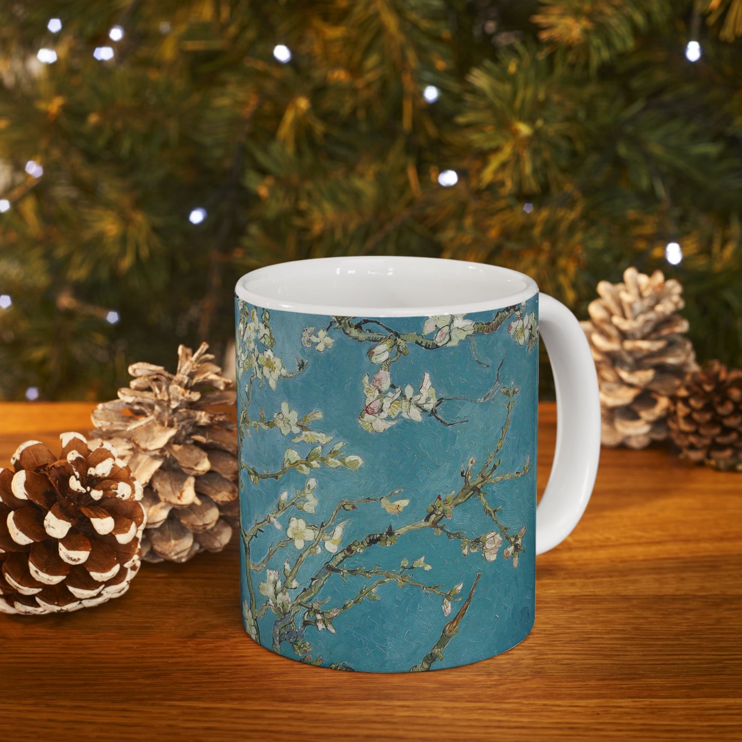 Vincent Van Gogh Almond Blossom Ceramic Mug, (11oz, 15oz)