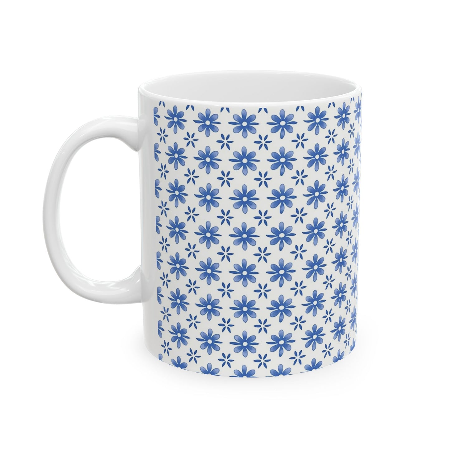 Ceramic Floral Coffee Mug, Perfect for Gifting, Tea Lovers, Home Decor, Birthday, Mother's Day, Cozy Vibes
