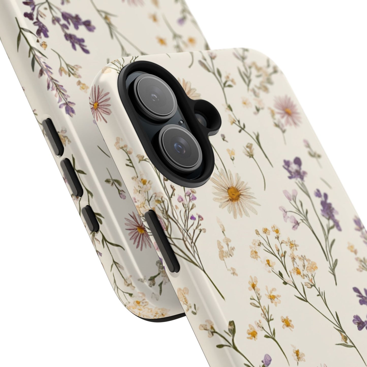 Wildflower Tough Phone Cases | Floral Design | Durable iPhone Cover, Gift for Her, Spring Accessories, Nature-Inspired