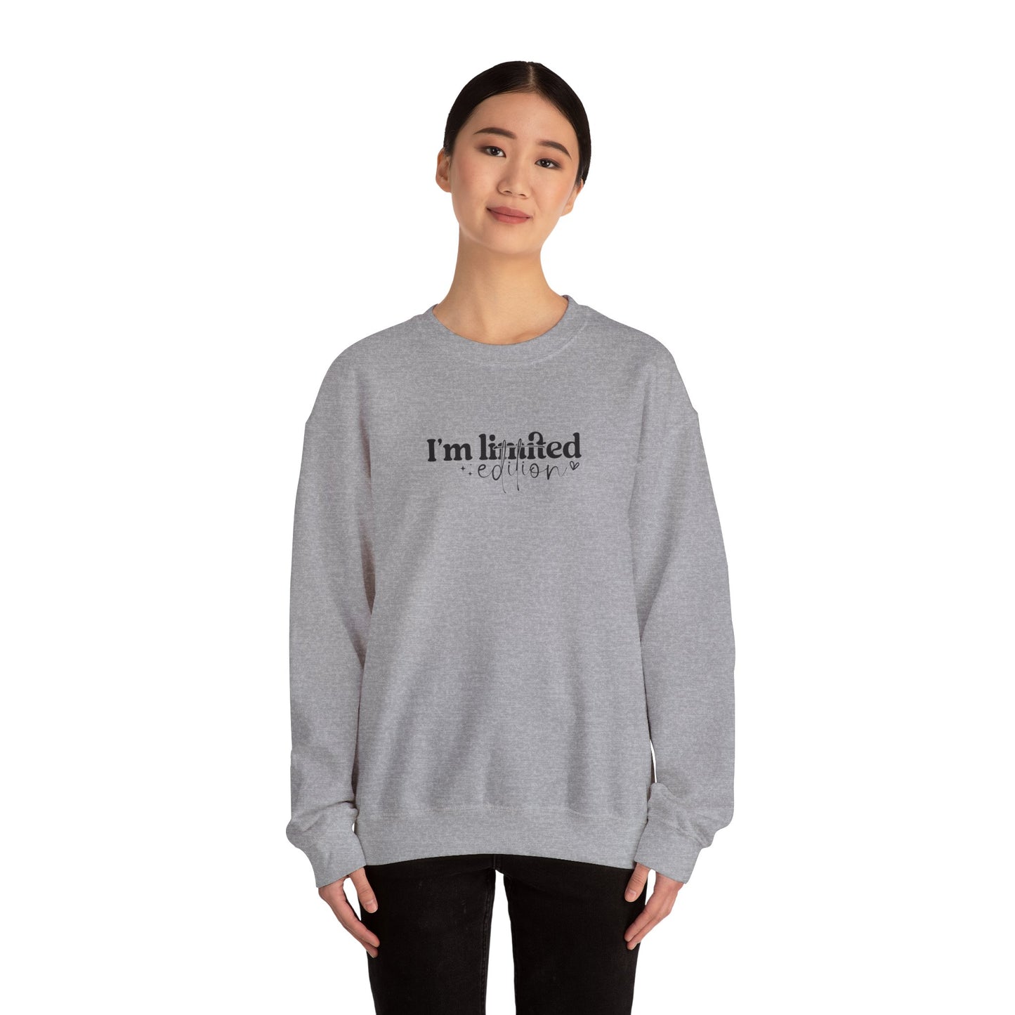 I'm Limited Edition Sweatshirt, Cozy Unisex Sweatshirt for Book Lovers, Literary Gift, Casual Layering, Comfortable Fashion