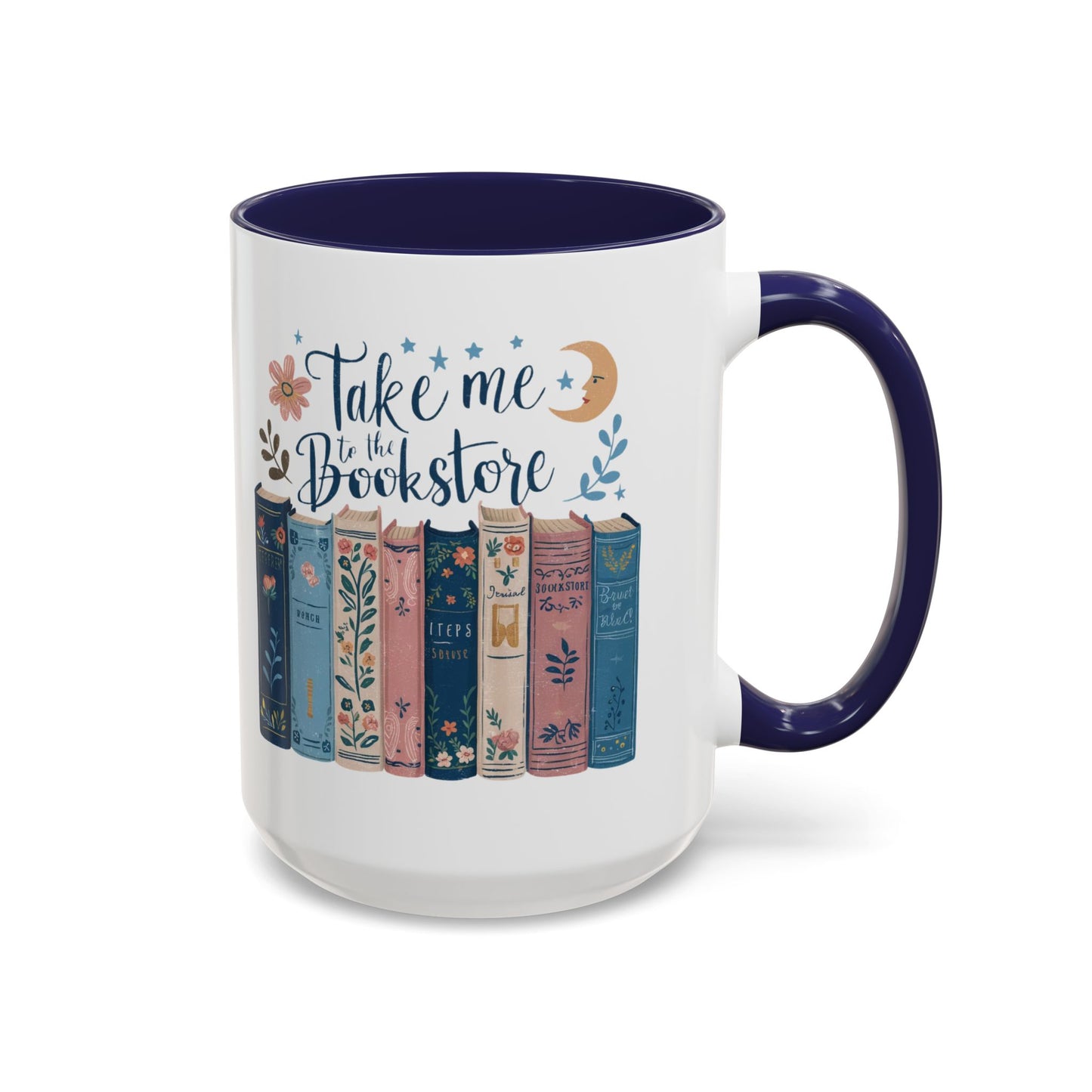 Bookstore Dream Accent Coffee Mug - Perfect for Book Lovers, Cozy Mornings, Reading Gifts, Literary Decor, Novelty Drinkware