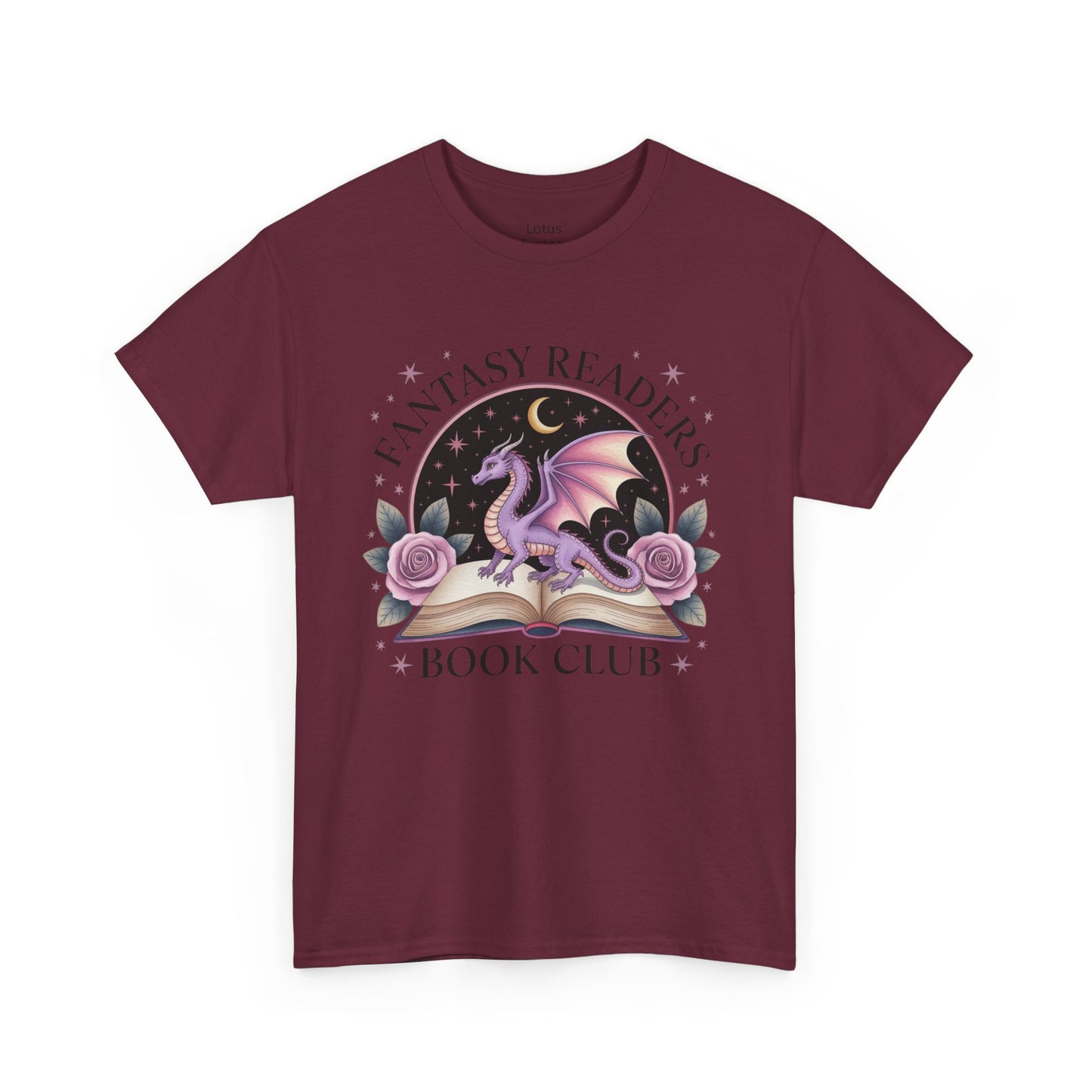 Fantasy Reader's Book Club T-Shirt, Cozy Reader Apparel, Gift for Book Lovers, Dragon Graphic Tee, Unisex Fan Shirt, Ideal for Reading Events