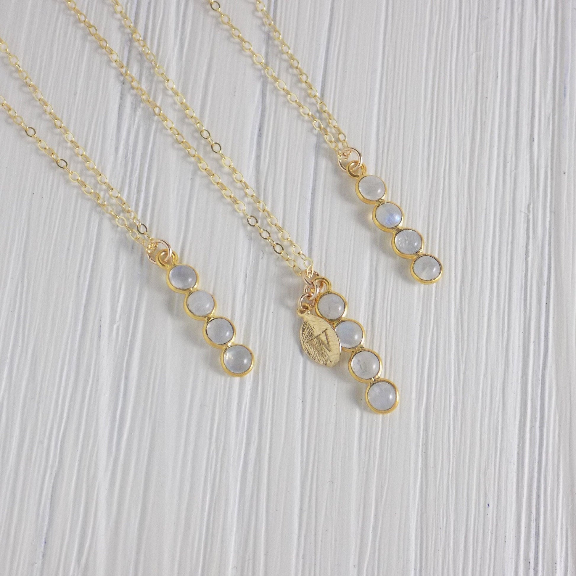 June Birthstone Necklace - Unique Moonstone Necklace