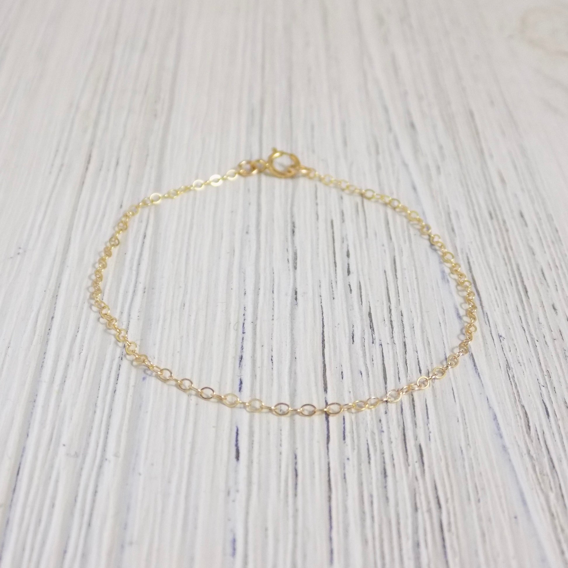 14K Gold Filled Bracelet - Delicate Gold Layer