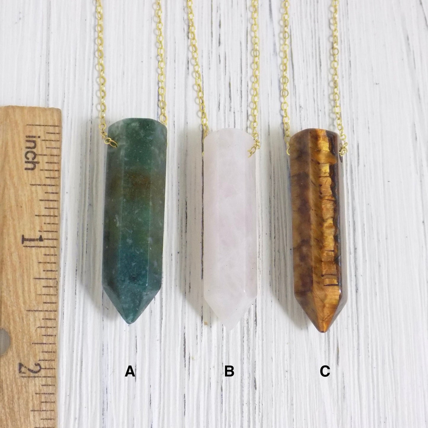 Aventurine Necklace - Rose Quartz Necklace