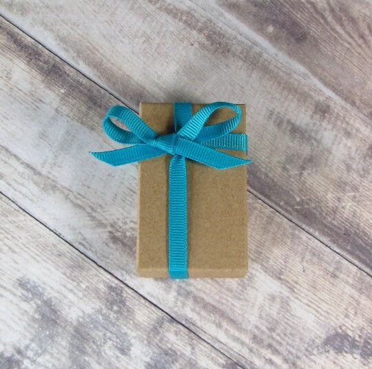 Teal Geode Slice Crystal Necklace With Custom Initial on Gold Chain, Gift For Mom, G13-302