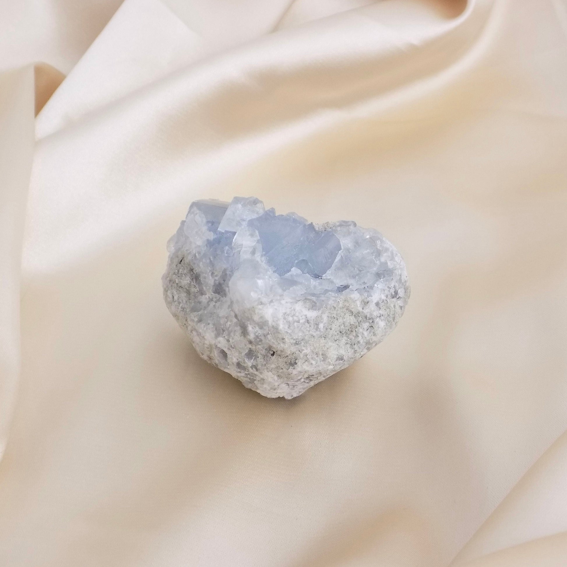 Blue Celestite Crystal, Raw Celestite Cluster, Large Light Blue Gemstone Druzy, Boho Home Decor, Coffee Table Accessories, Healing, M6-110