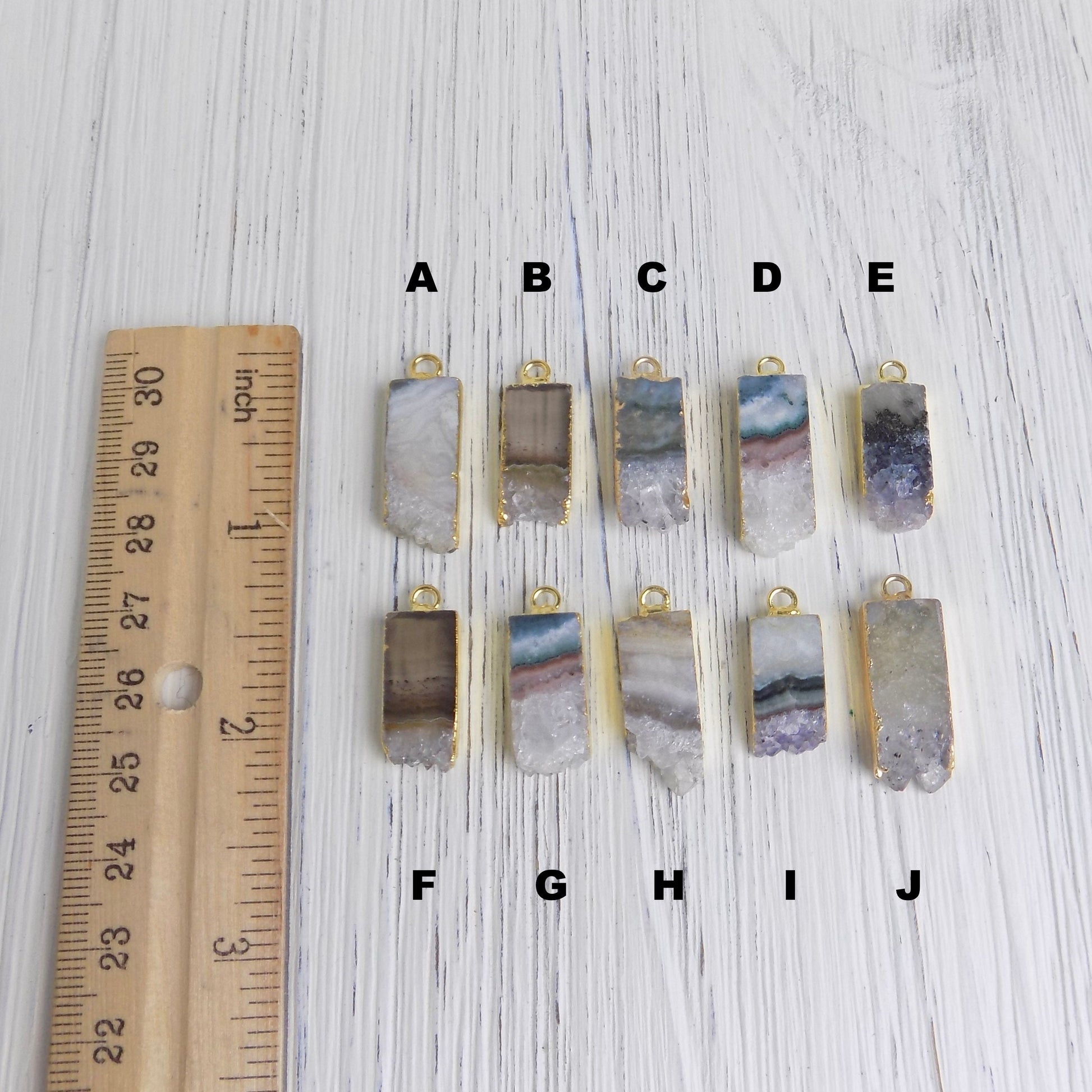 Amethyst Necklace, Personalized Necklace, Boho Raw Amethyst Pendant, February Birthstone, Druzy Necklace, Gold Layer, Gift For Women, R14-10