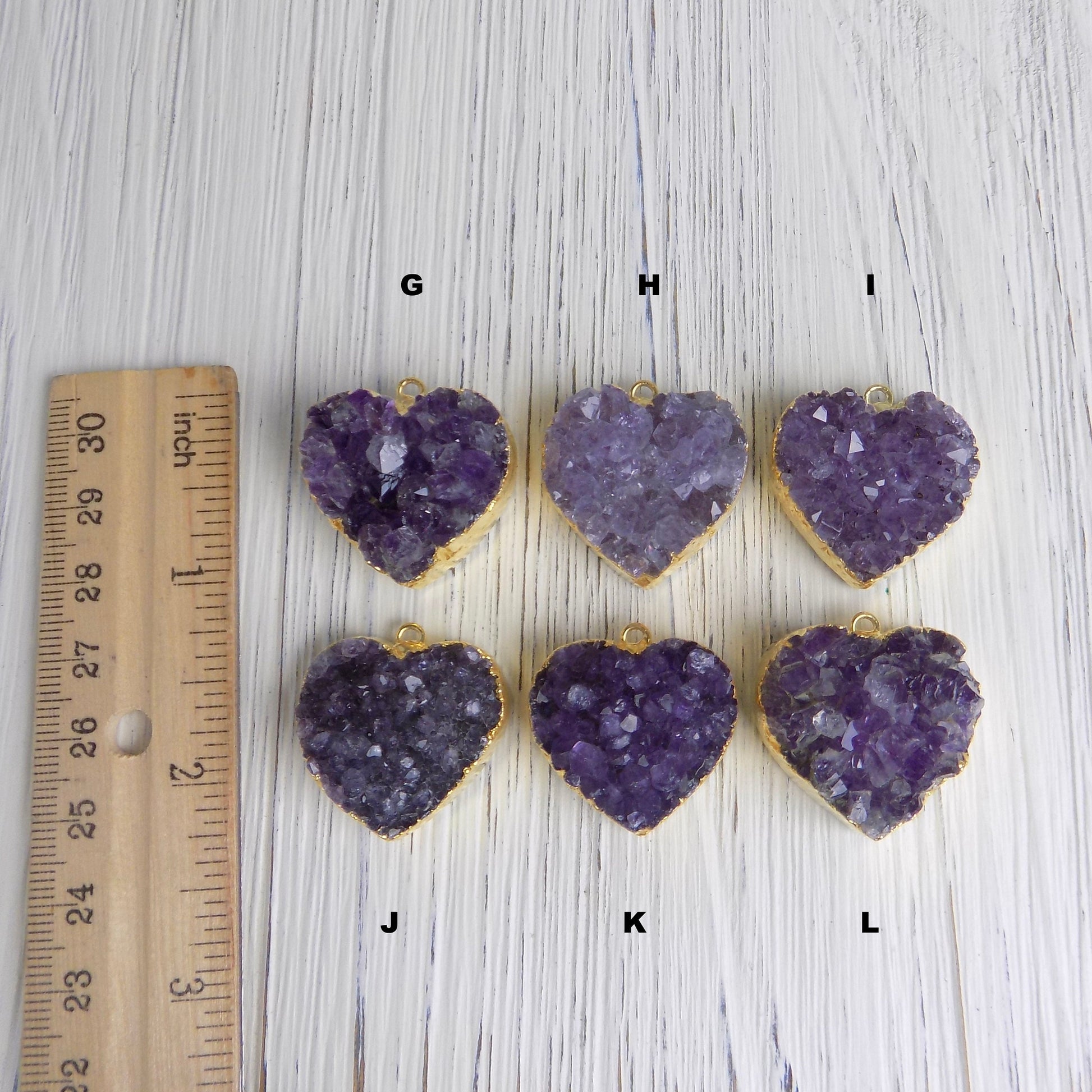 Unique Gifts For Her - Amethyst Necklace Gold