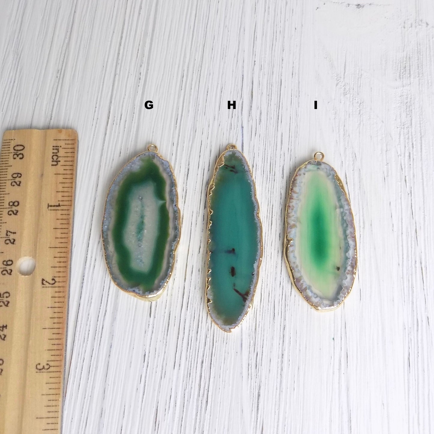 Boho Statement Necklace - Slice Agate Necklace