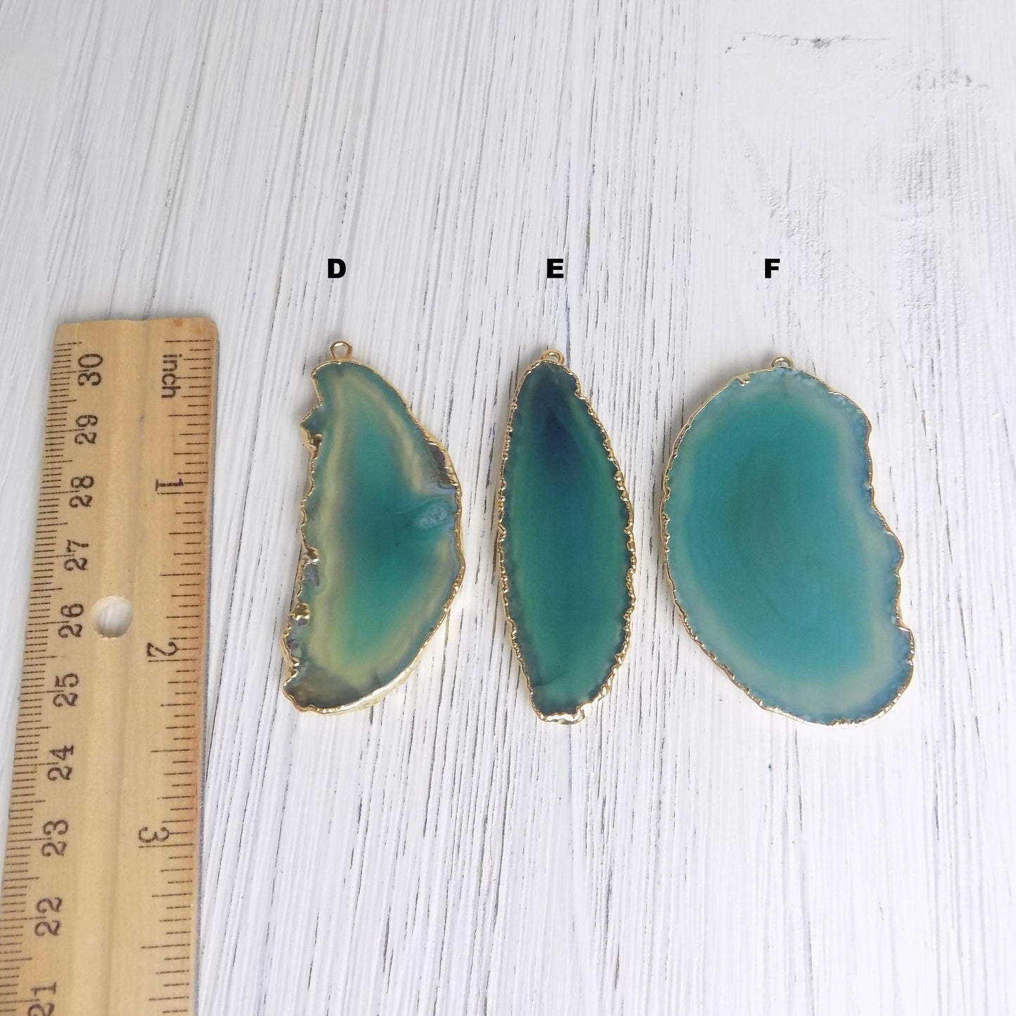 Boho Statement Necklace - Slice Agate Necklace