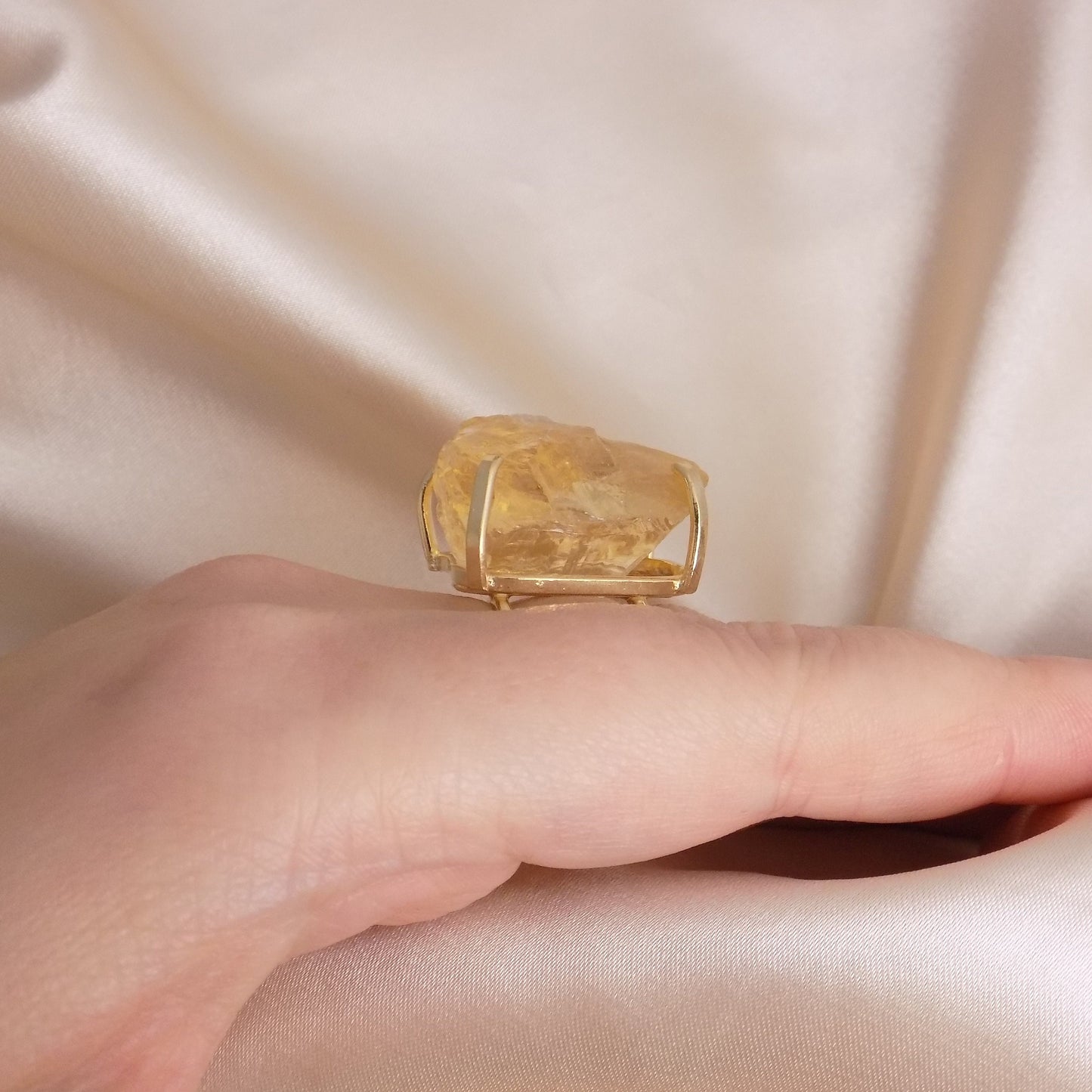 Unique Gifts - Raw Citrine Ring