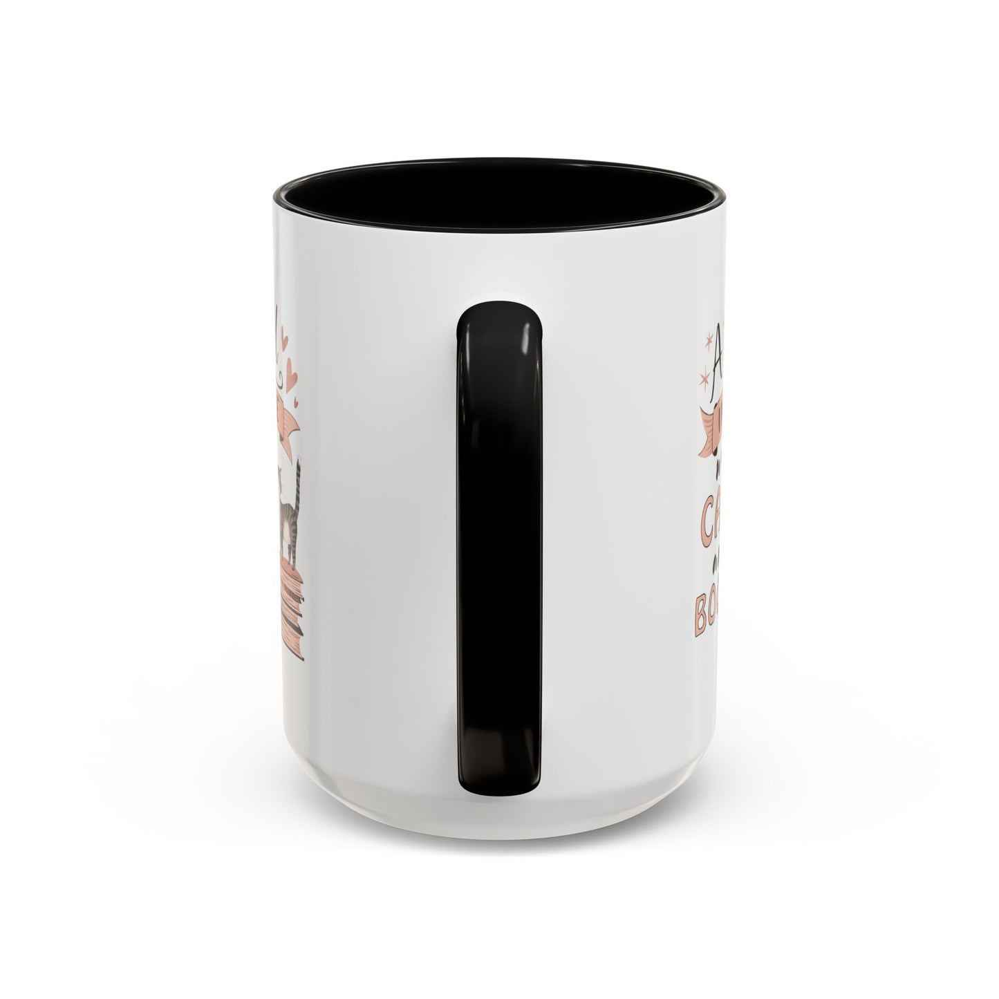 Cat Lover's Coffee Mug - A Girl in Love with Cats and Books, Gift for Cat Owners, Bookworms, Cozy Mornings, Birthday Present