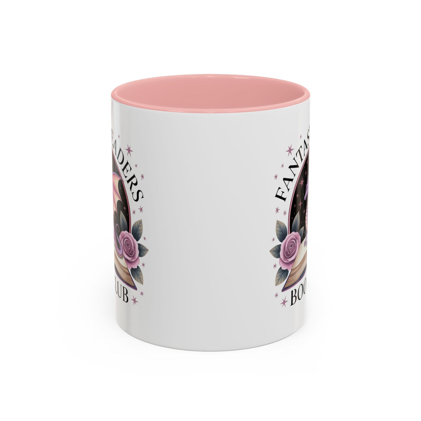 Fantasy Readers' Book Club Mug - Dragon Coffee Cup for Book Lovers, Gift for Romantasy Readers, Cozy Reading Tea Cup