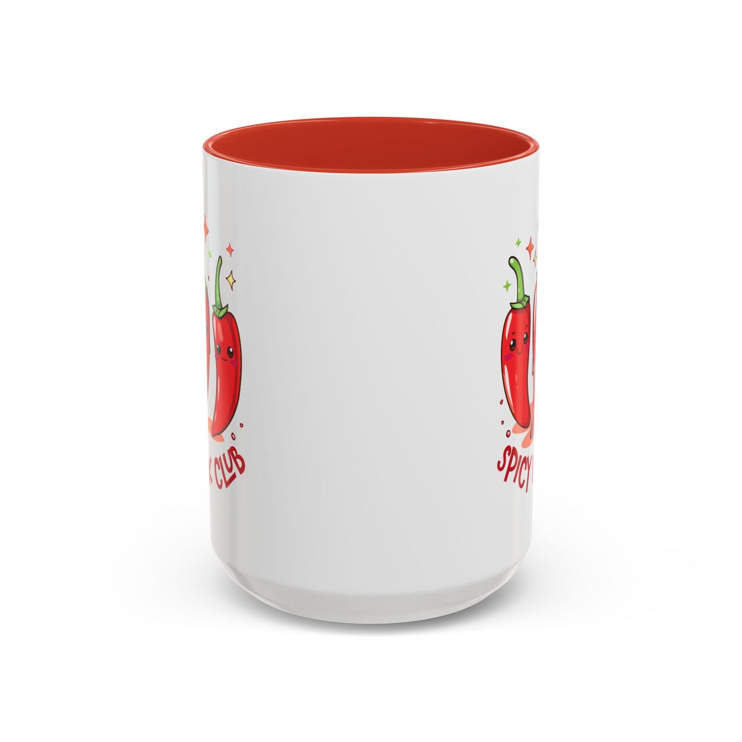 Spicy Book Club Mug, Fun Coffee Cup,  Hot Pepper Design, Vibrant Gift for Readers, Cute Kitchen Decor, Funny Drinkware