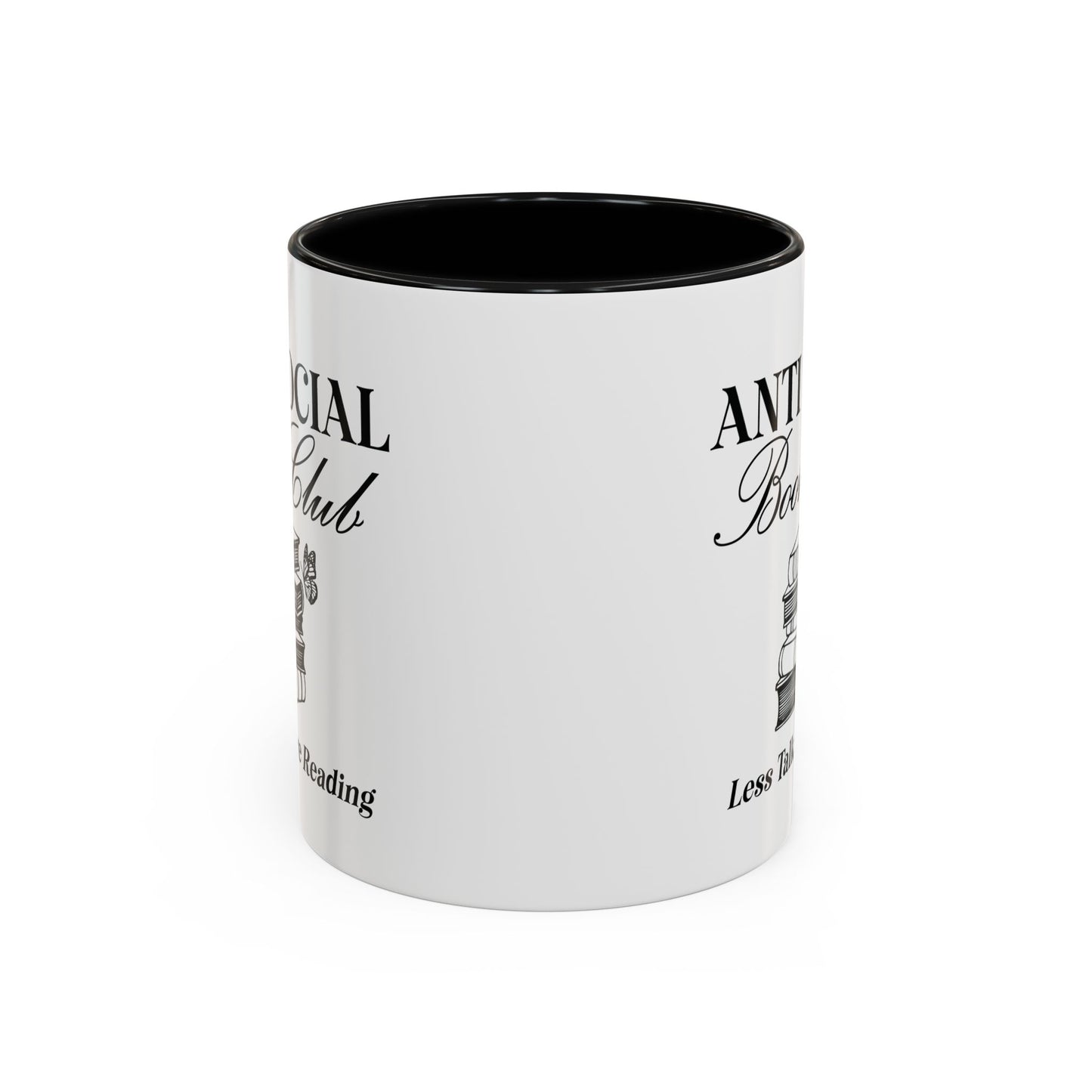 Anti-Social Book Club Coffee Mug, Cozy Gift for Readers, Novelty Mug, Bookish Decor, Perfect for Holidays